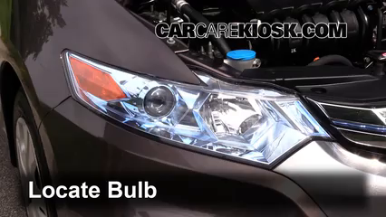 2013 Honda Insight LX 1.3L 4 Cyl. Éclairage Feux de route (remplacer l'ampoule)